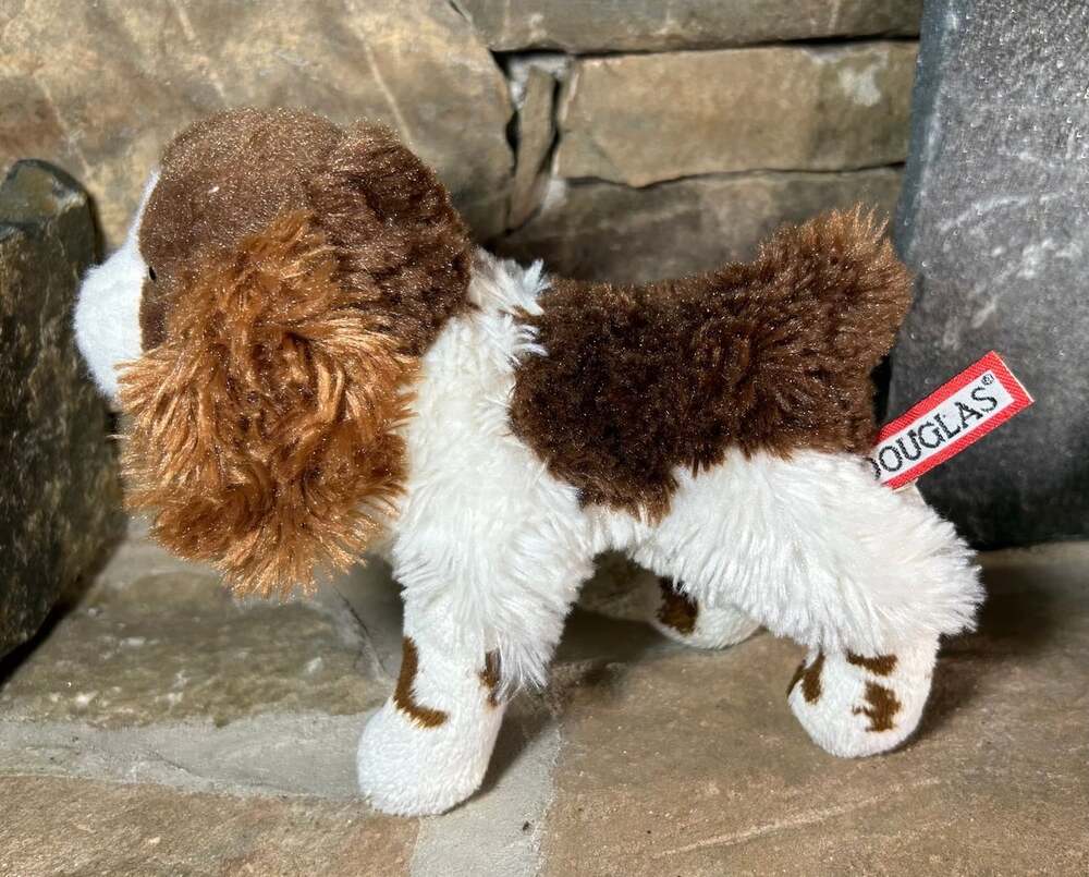 Douglas Cuddle Toy Flair Springer Spaniel Plush Puppy Dog - Picture 6 of 12